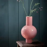pip-studio-vase-metal-pink-40-cm